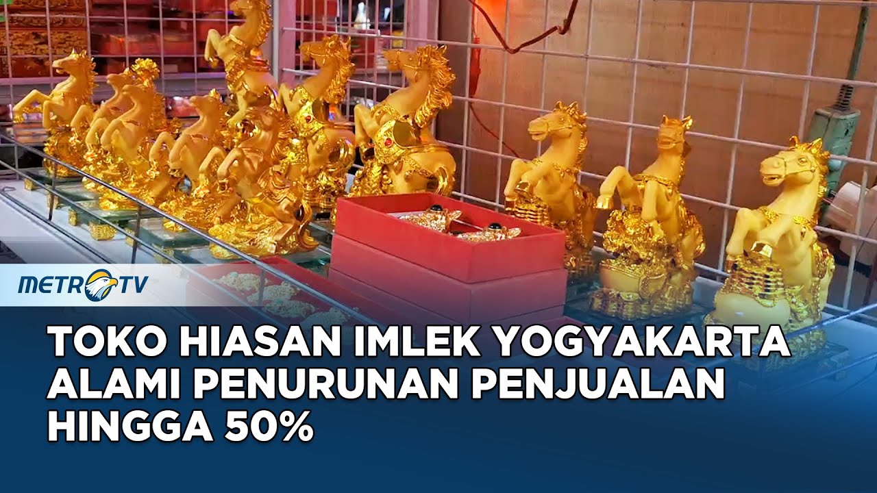 Jelang Imlek, Toko Imlek Yogyakarta Alami Penurunan Penjualan