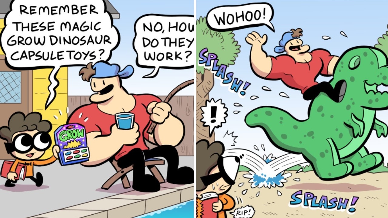 New Funny Nerd And Jock Comic Dub So Far #64 (Magic Dinosaur) || Chicken Go