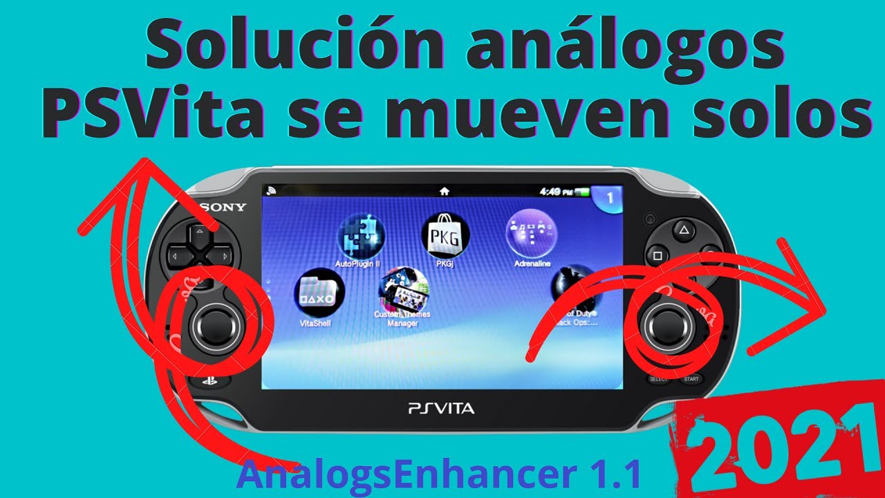 ¿Análogos PSVita se mueven solos? - Solución con plugin AnalogsEnhancer - 2021