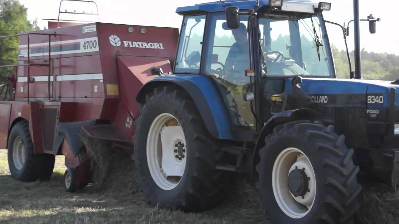 Thumhausen heigt: New Holland 8430 und New Holland 4700 am P