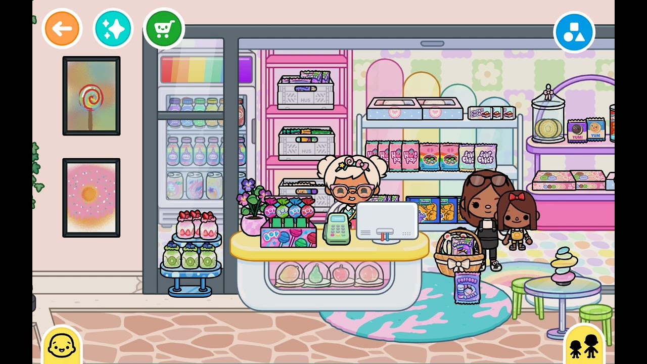 Nora en de moeder gaan naar de jellycat winkel en naar de snoepwinkel❤️ en een tour van al me huizen