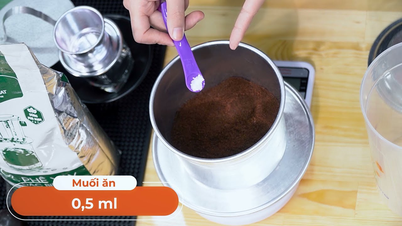 Hướng Dẫn Pha Chế Công Thức Cà Phê Đen, Cà Phê Phin, Cafe Chuẩn Vị | Vinbar