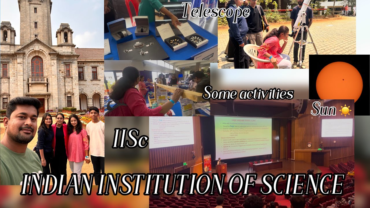 Exploring Technology at IISc Bengaluru | Seminars & Tech Stalls | #iisc #iiscbangalore #vlog 