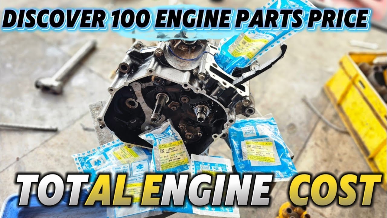 Discover 100 Engine parts || Discover Bike Engine Fitting price || Bajaj Genuine parts 