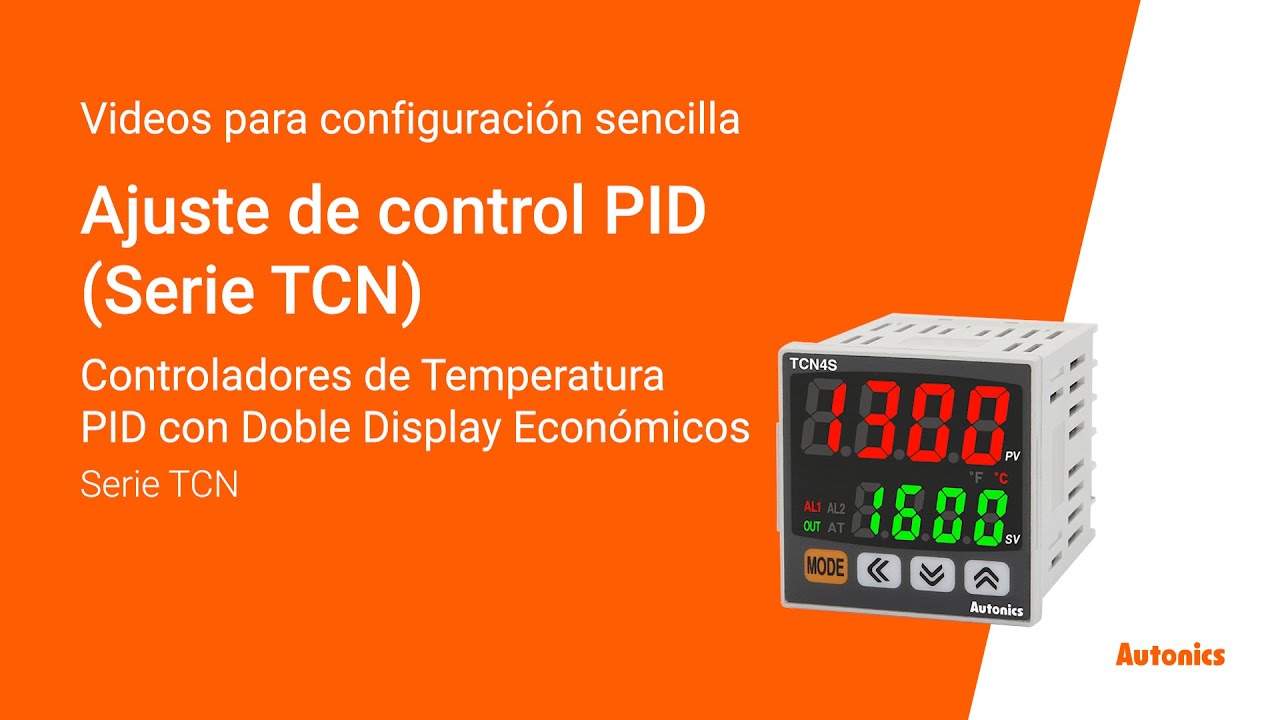 Autonics : Ajuste de control PID (Serie TCN)
