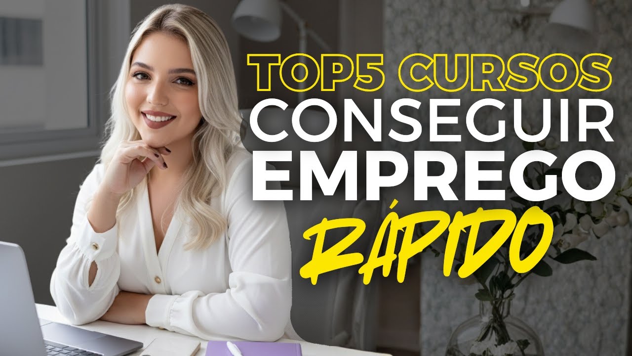 🚀 5 CURSOS ONLINE pra CONSEGUIR EMPREGO AINDA ESTE MÊS (mesmo sem experiência!) | Mari Rel