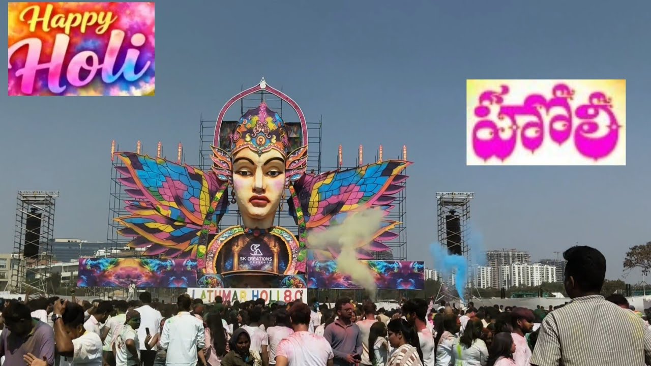 Holi festival celebration Hitch Arena 
