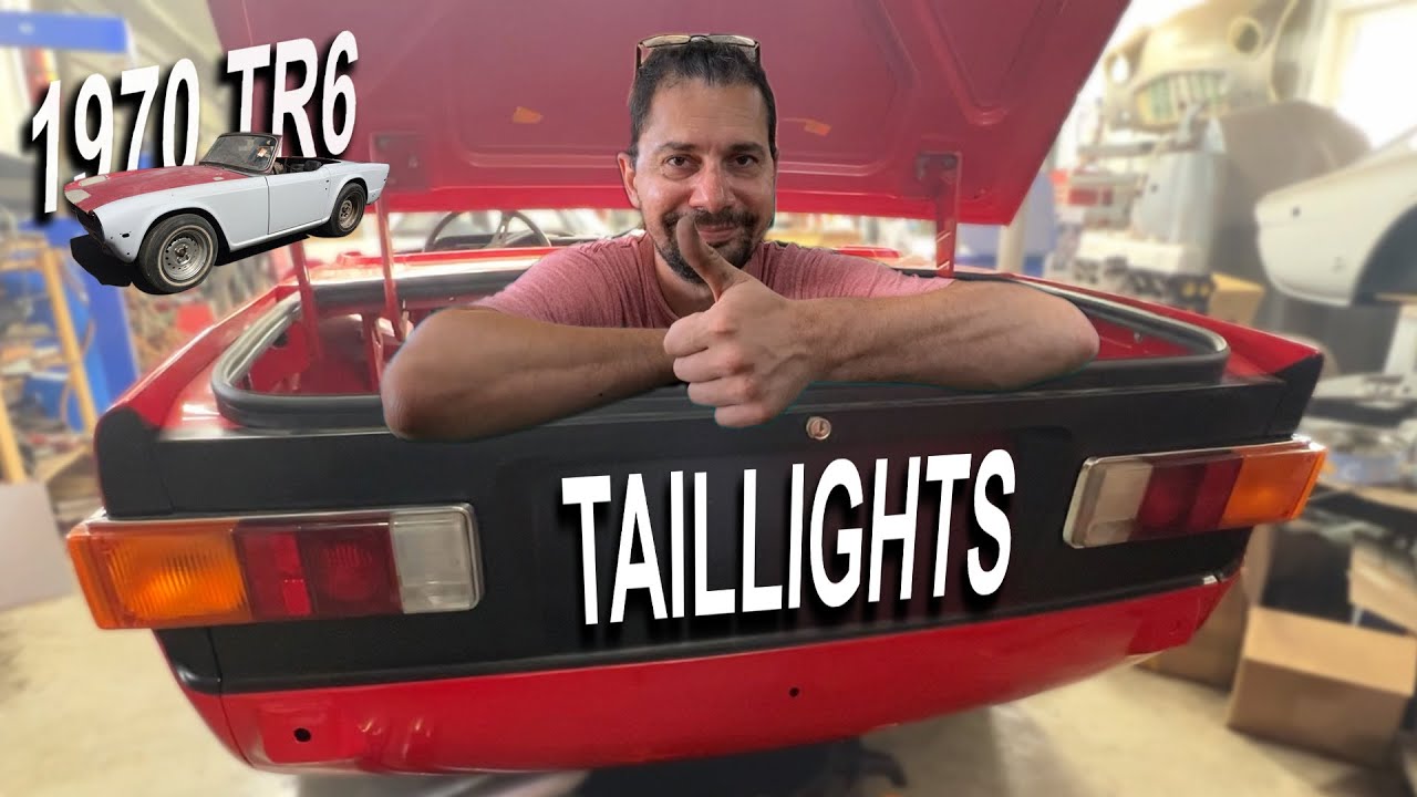 1970 TR6 - Part 34 - Taillights & Ammeter To Voltmeter conversion