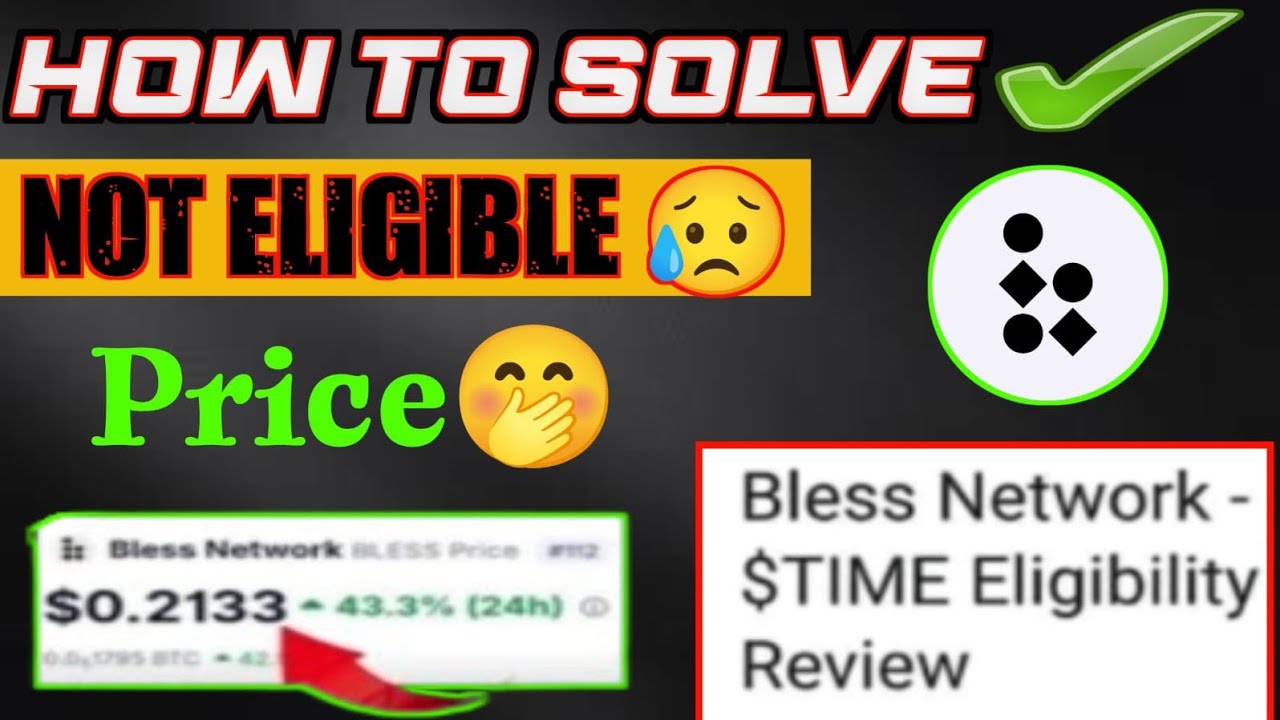 Bless Airdrop Update 🔔 Why You&rsquo;re Not Eligible? Full Details Inside