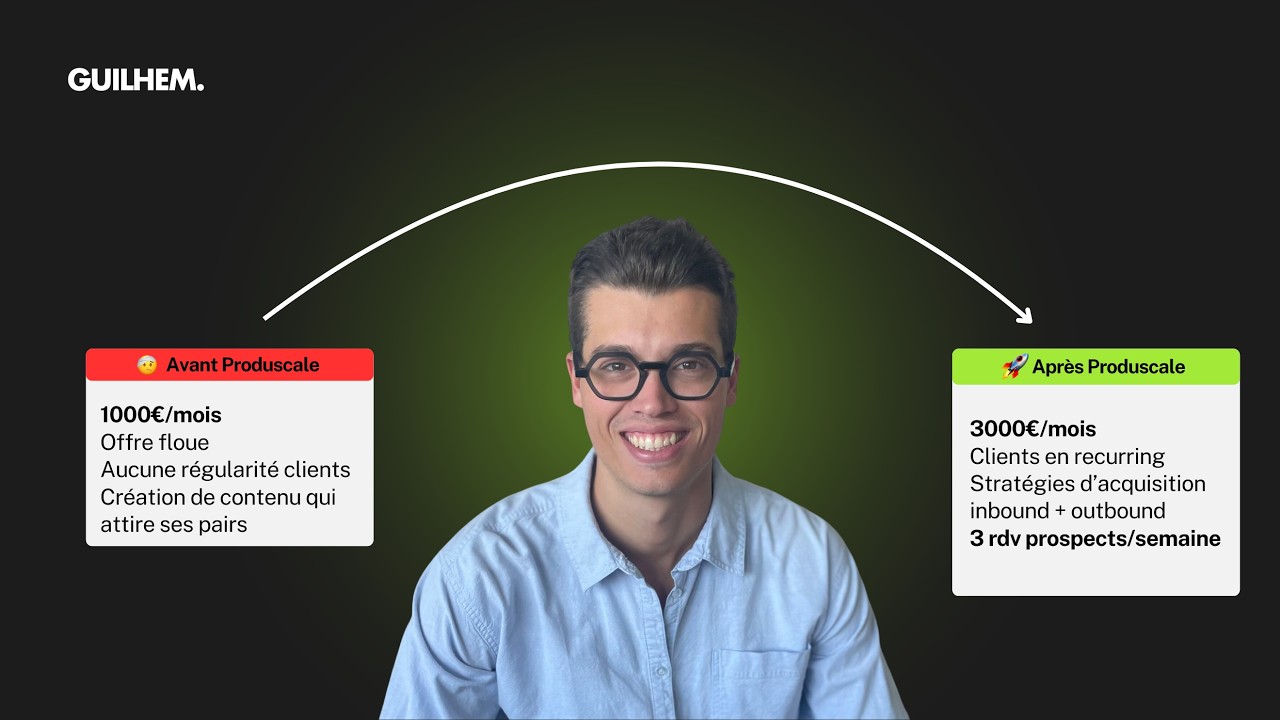 De 1000 à +3000€/mois : le switch business de Guilhem (data analyst freelance)