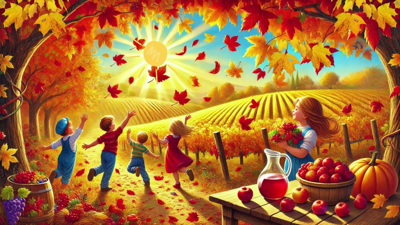 🍂🎵 Bună dimineata, Toamna! – Cantec vesel pentru copii | Cantece de toamna - Ivas Education  🍎🍇