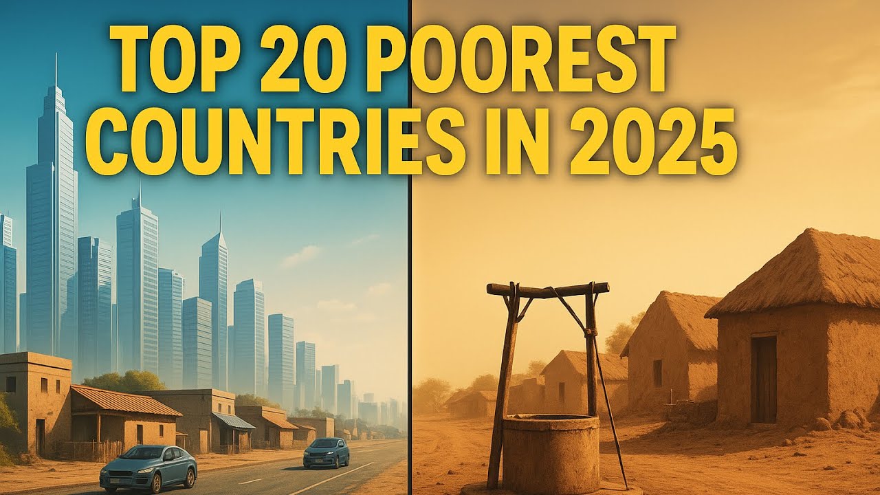 Top 20 Poorest Countries in the World (2025) | Ranked by GDP per Capita