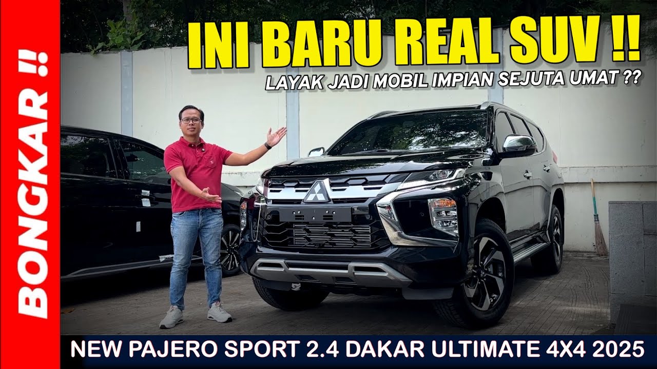 Bongkar !! MITSUBISHI NEW PAJERO SPORT DAKAR ULTIMATE 4x4 2025 || REVIEW SAINGAN BERAT FORTUNER