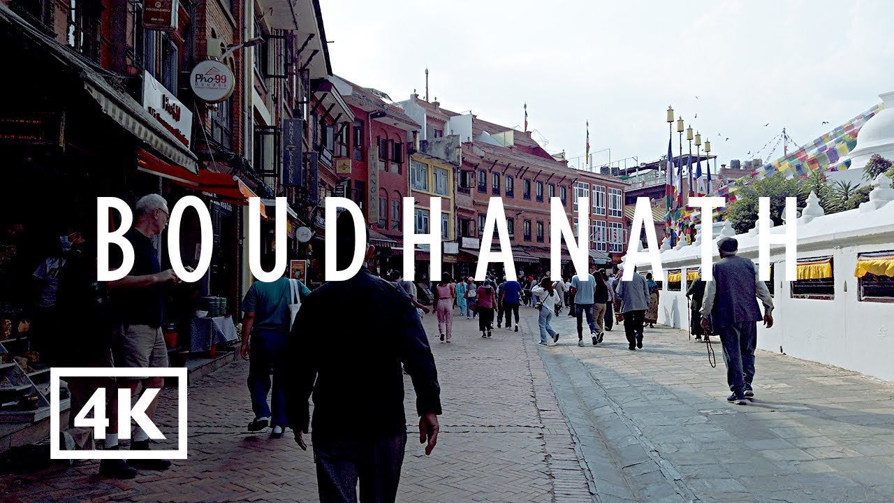 Boudhanath Stupa | Walking Tour | 4k