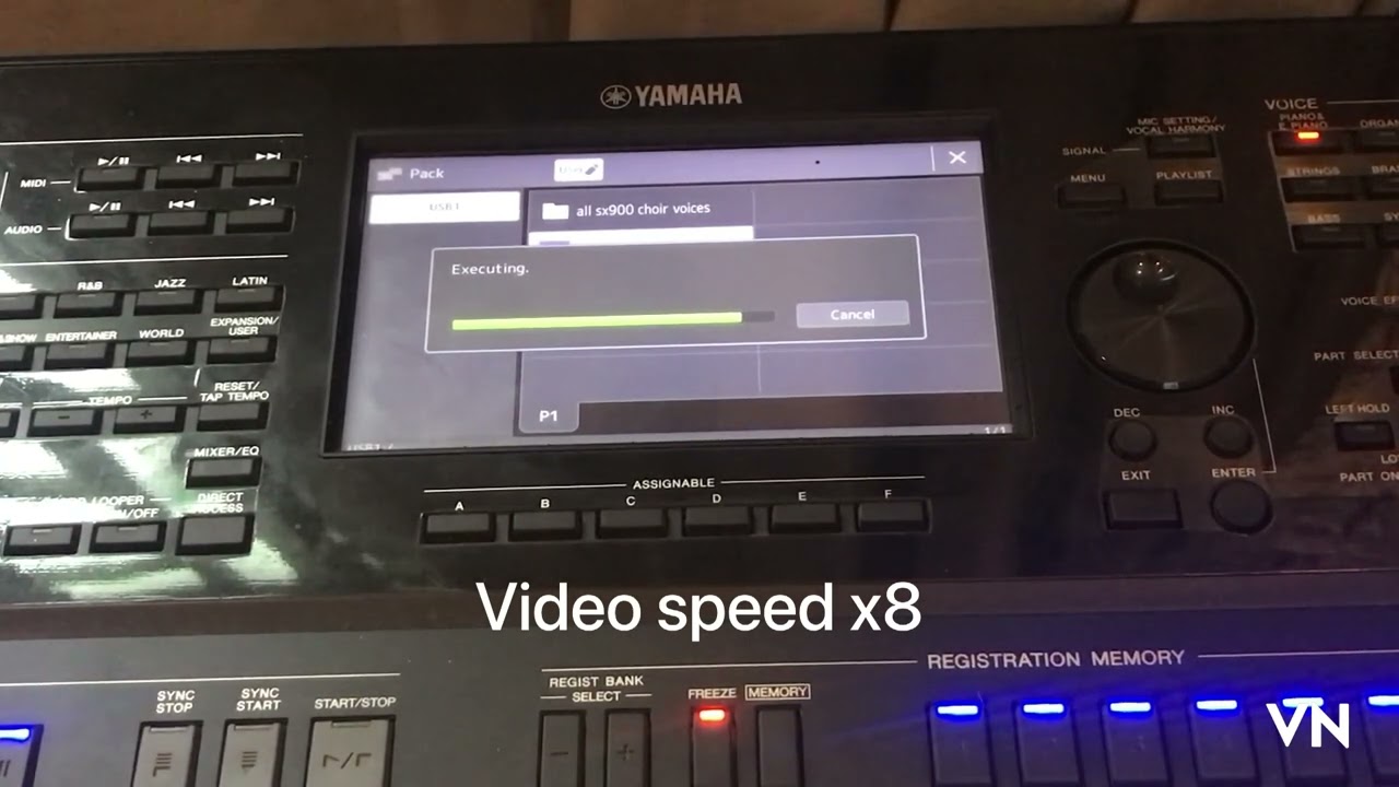 How to install cpi ppi file expansion pack sample Yamaha PSR SX900/SX700 hướng dẫn c&agrave;i sample sx
