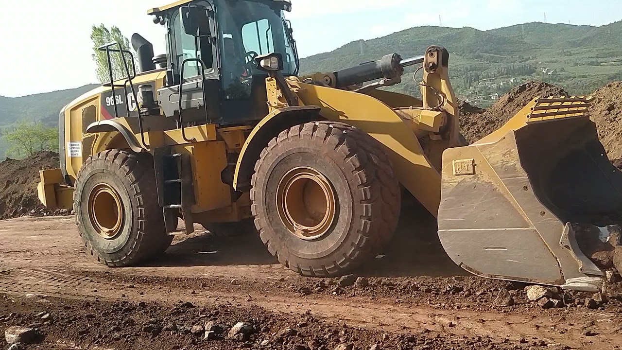 Cat 966l yol çalışması