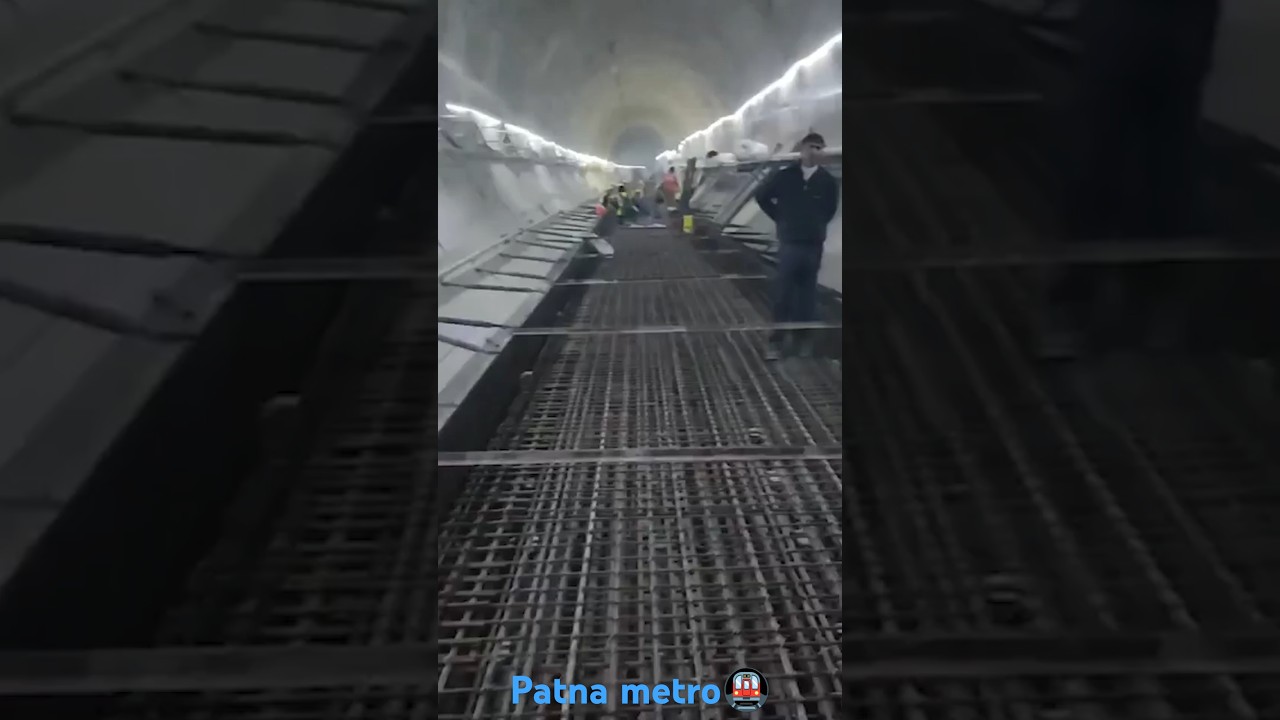Underground section Patna metro #patna #patnametro #trending #metro #patnametro #patna #dmrc