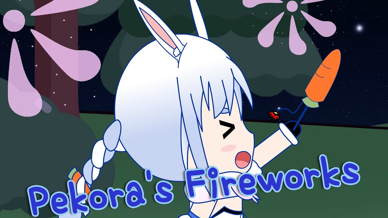 Pekora Fireworks Explosion!! [Hololive Animation/홀로라이브 애니메이션]