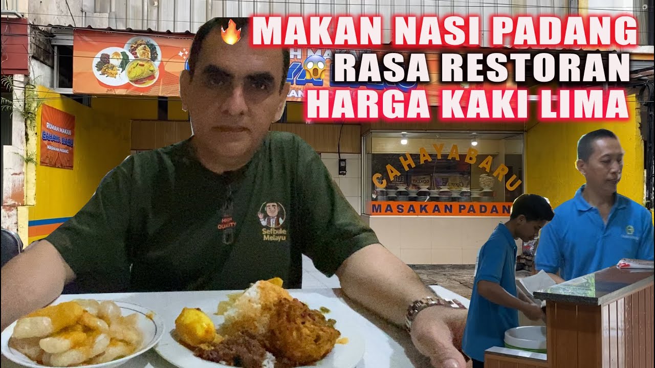 GAK NYANGKA ! NASI PADANG SEENAK INI 😱HARGANYA KAKI LIMA