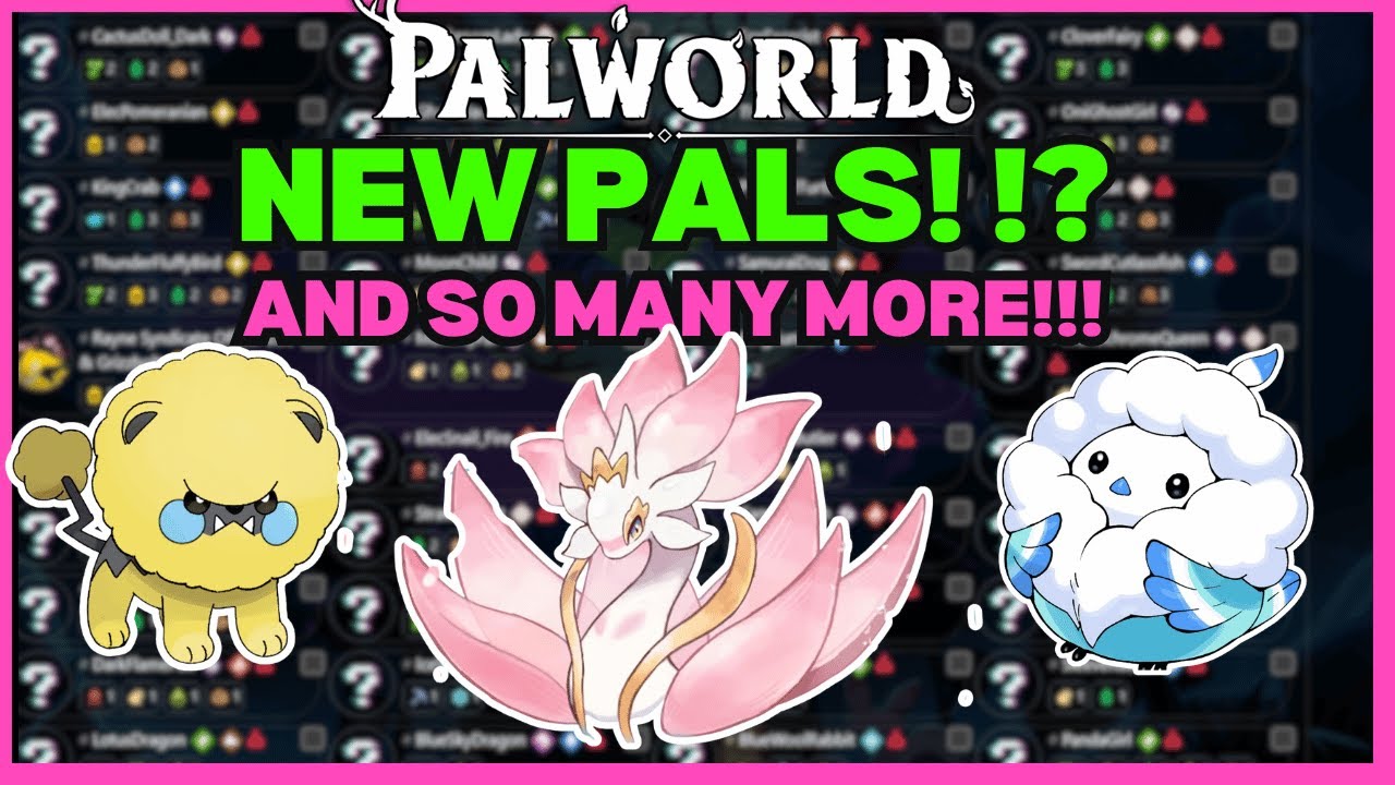 NEW PALS SHOWN! Palworld 1.0 INCOMING