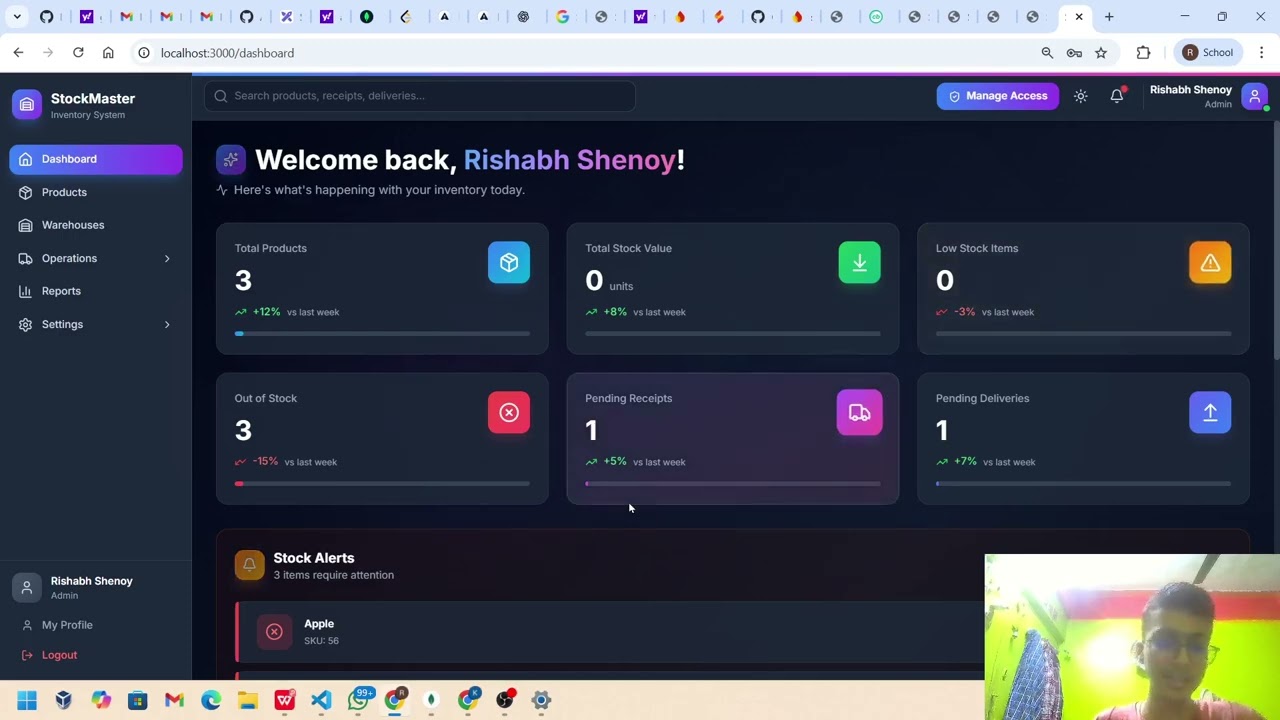 Building a Stock Management System From Scratch | Full Stack Project With Code