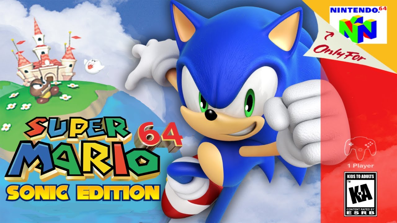 Super Mario 64 Sonic Edition (4.1) - Hack [N64]