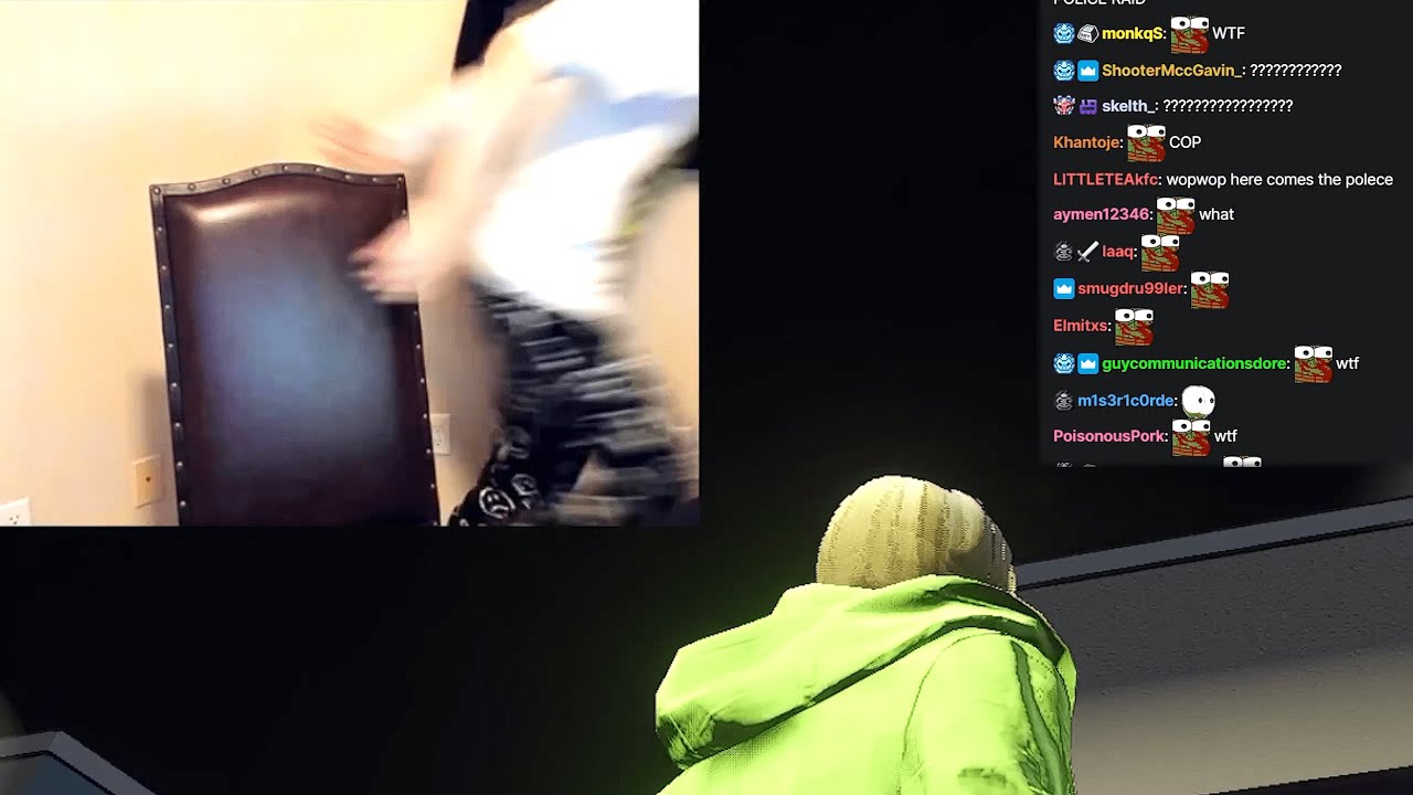xQc Checks Sammy after thoughts they gets Raided again