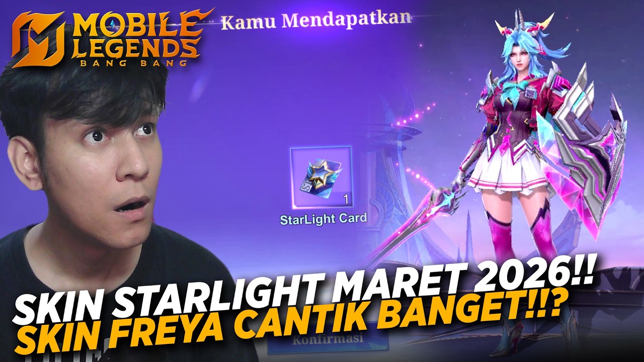 SKIN FREYA HABIS SEDIKIT DIAMOND UNTUK DAPAT STARLIGHT CARD BULAN MARET 2026!! - Mobile Legends