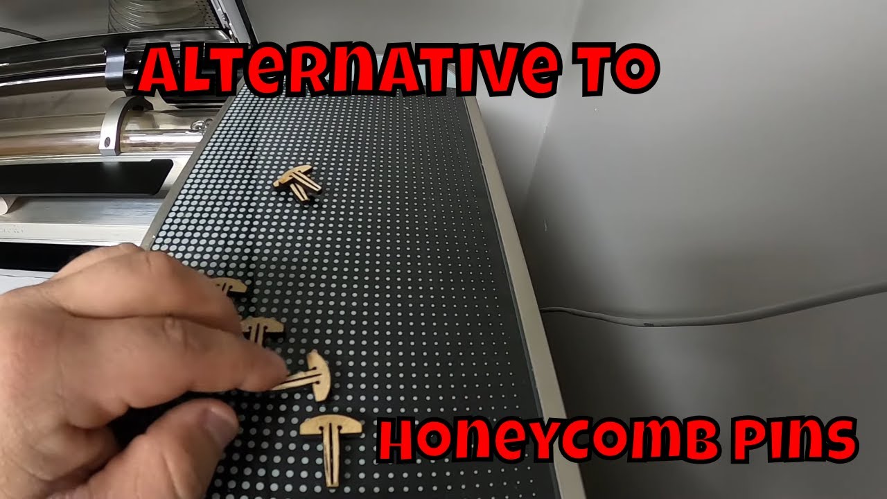Alternative to honeycomb pins for your laser engraver