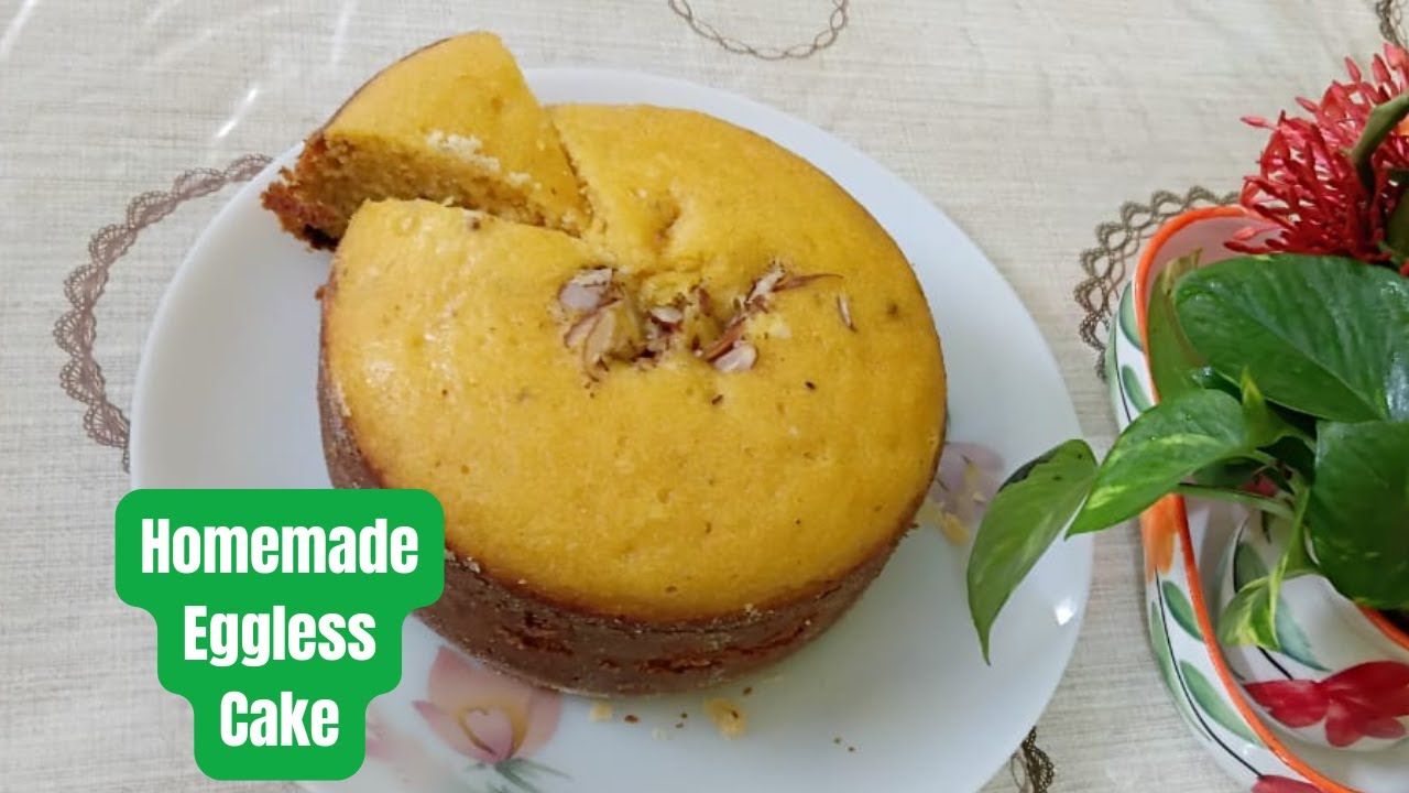 Easy Eggless Cake without Oven with less cost/ কম খৰচত অভেন নোহোৱাকৈ সহজ এগ্‌লেছ কেক