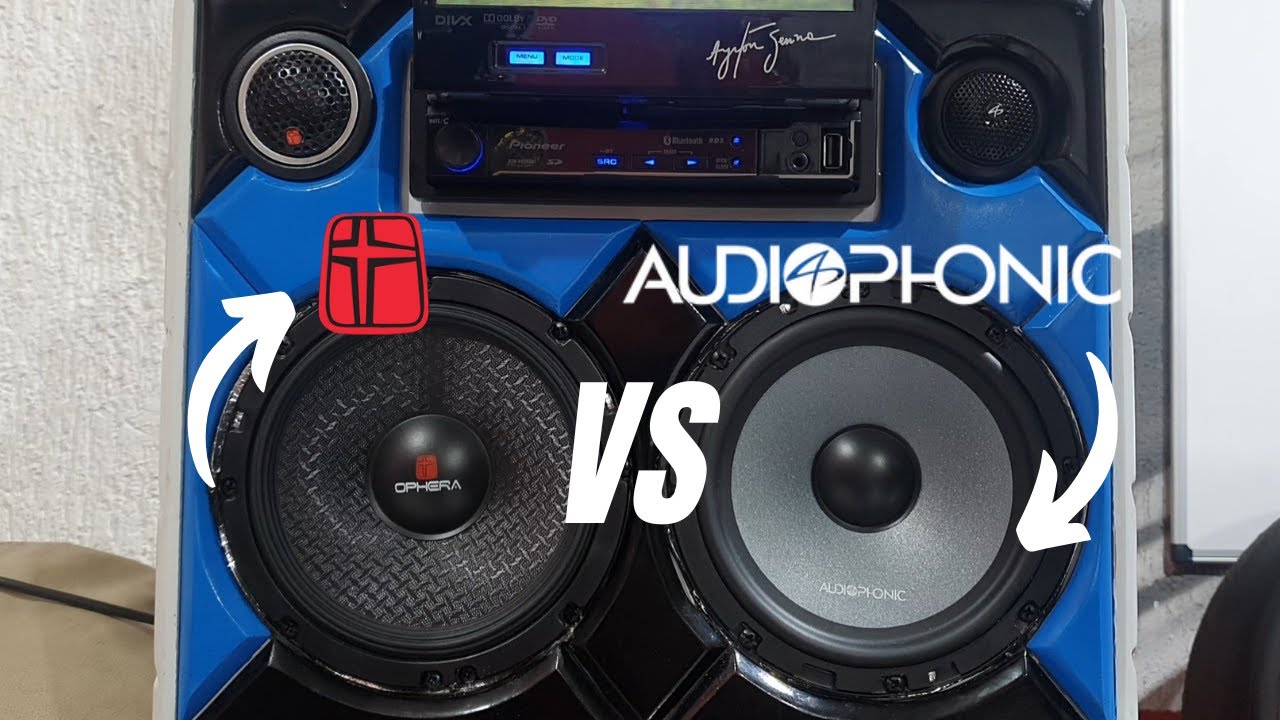KIT 2 VIAS CLUB AUDIOPHONIC VS KIT 2 VIAS OP 90 PHANTOM OPHERA  - COMPARAÇÃO / TESTE PRÁTICO
