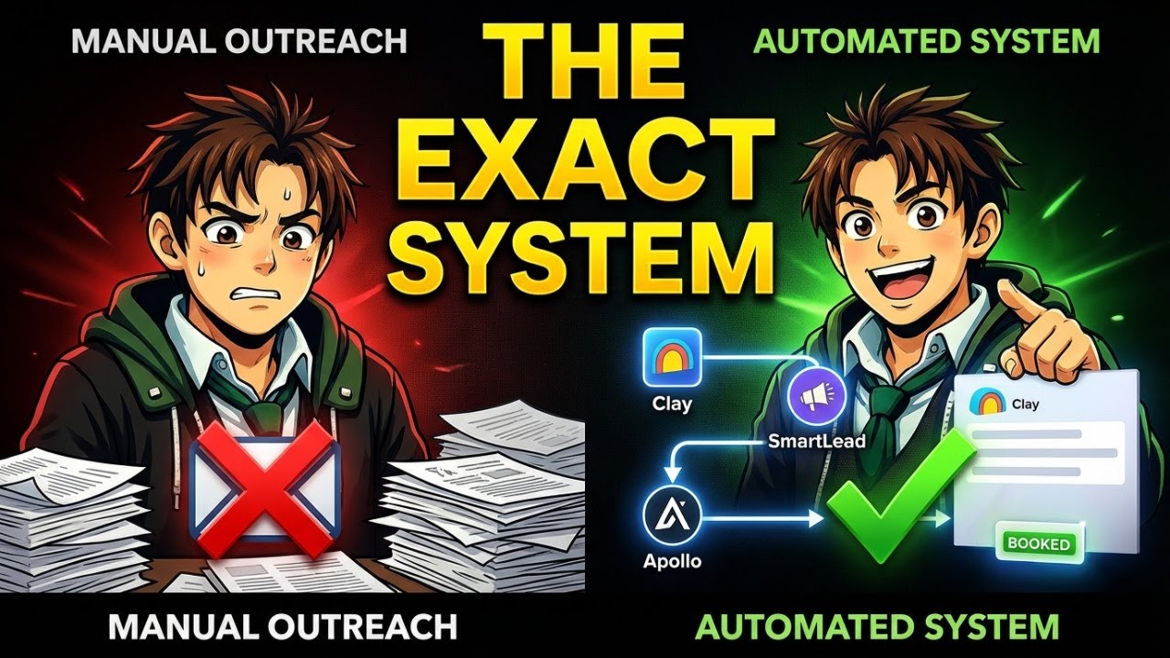 Clay + SmartLead + Apollo: The Exact System I Use to Send Personalized Cold Emails at Scale