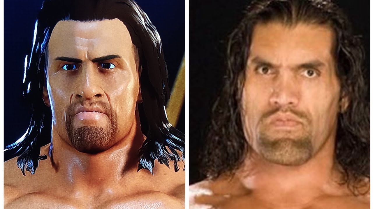WWE2k22 caw fórmula : The Great Khali (WWE)