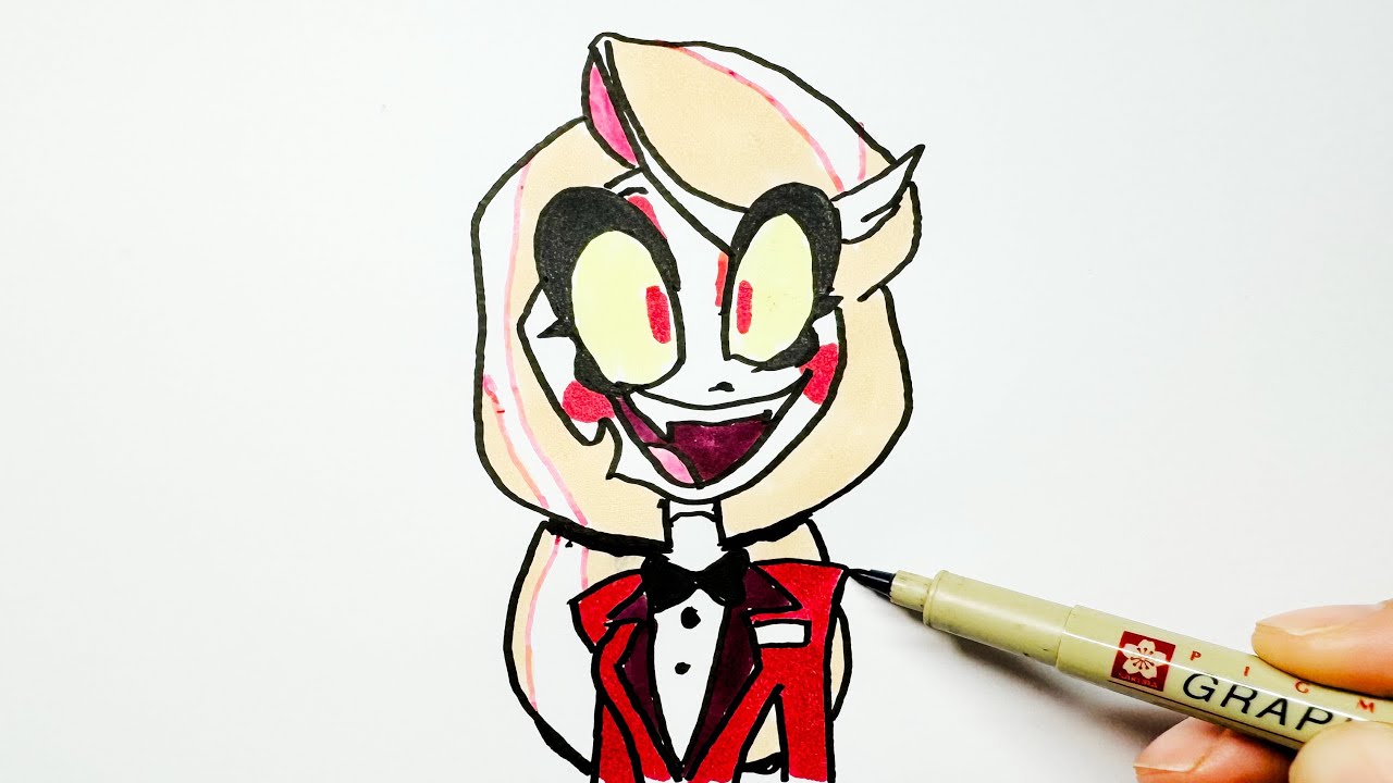 How to Draw Charlie From Hazbin Hotel