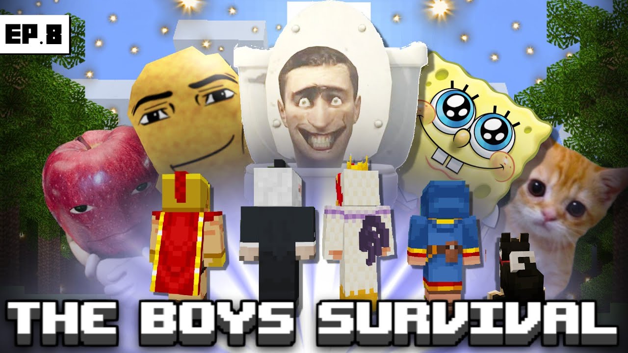 The Boys but it's just Brainrot in Minecraft...