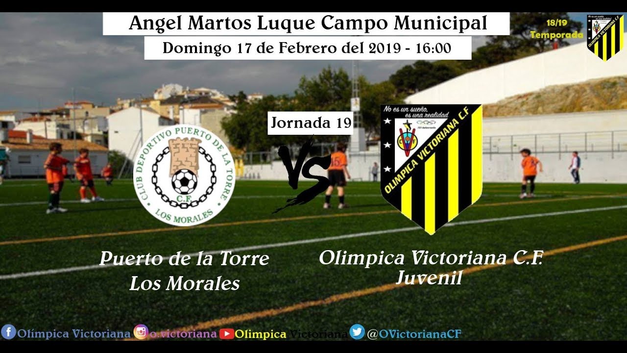 Jornada 16: Puerto de la Torre Los Morales - Olímpica Victoriana C.F. Juvenil