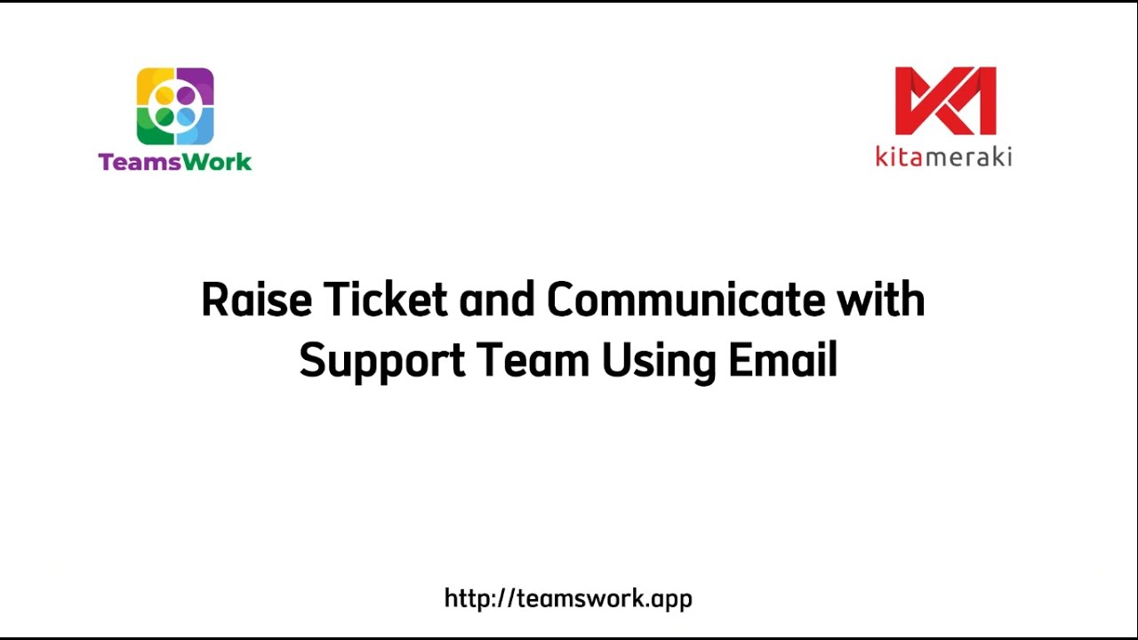 Create Ticket and Communicate with Support Team using Email - Microsoft Teams Ticketing TeamsWork