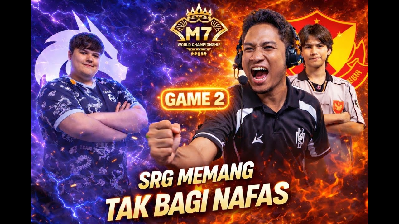 INI BARU NAMA DOMINASI! SRG BUAT TEAM SPIRIT TERKUNCI | M7 WORLD CHAMPIONSHIP