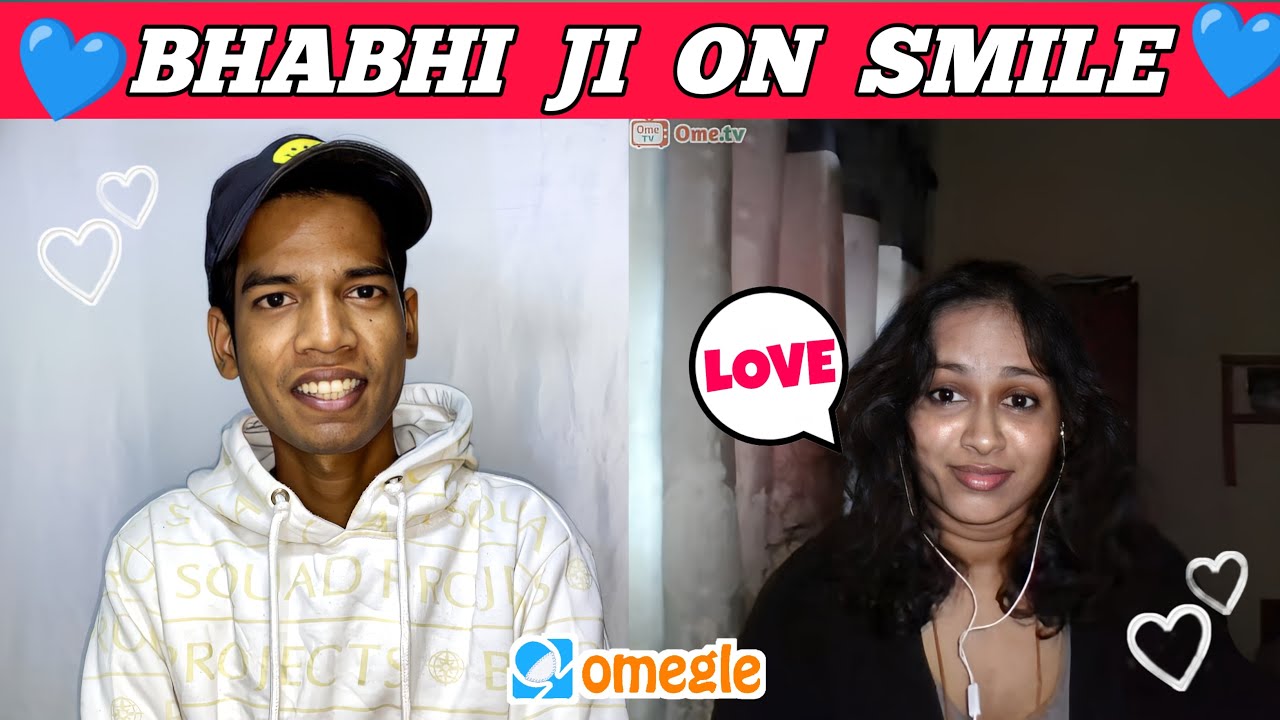 BHABHI JI ON SMILE ON OMEGLE || LIKE BHABHI