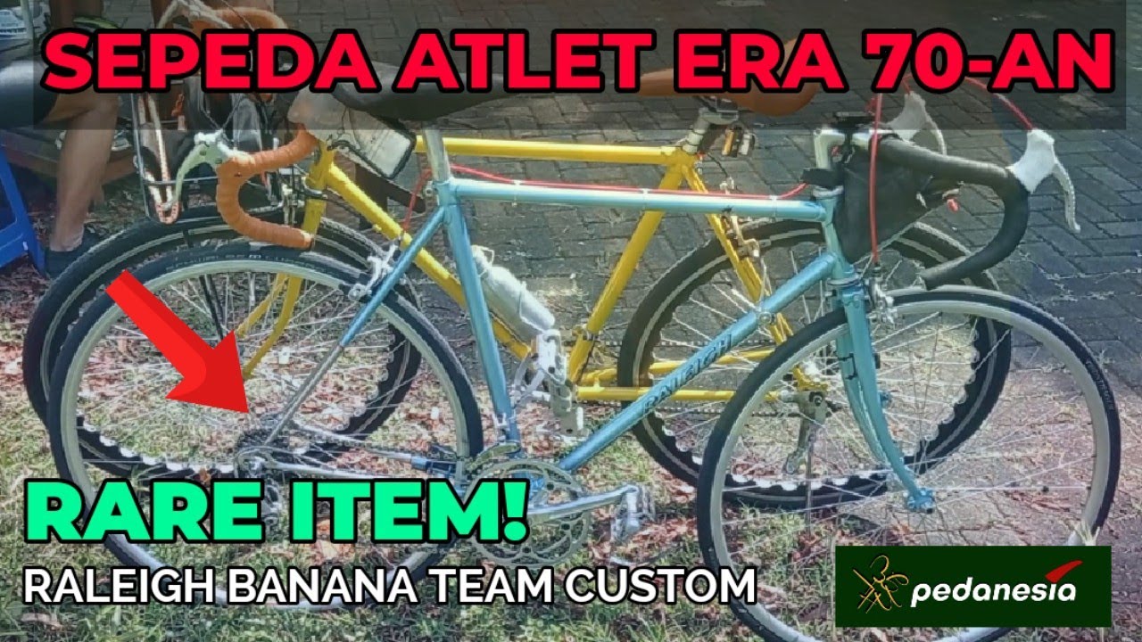 RARE ITEM! Raleigh Banana Team | Review Sepeda Balap Milik Atlet Era 70-an