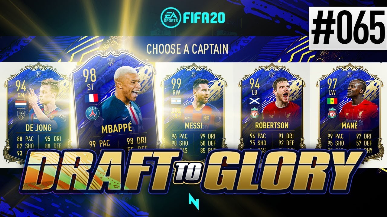 FINALLY GOT A TOTY ATTACKER!! - FIFA20 - ULTIMATE TEAM DRAFT TO GLORY #65