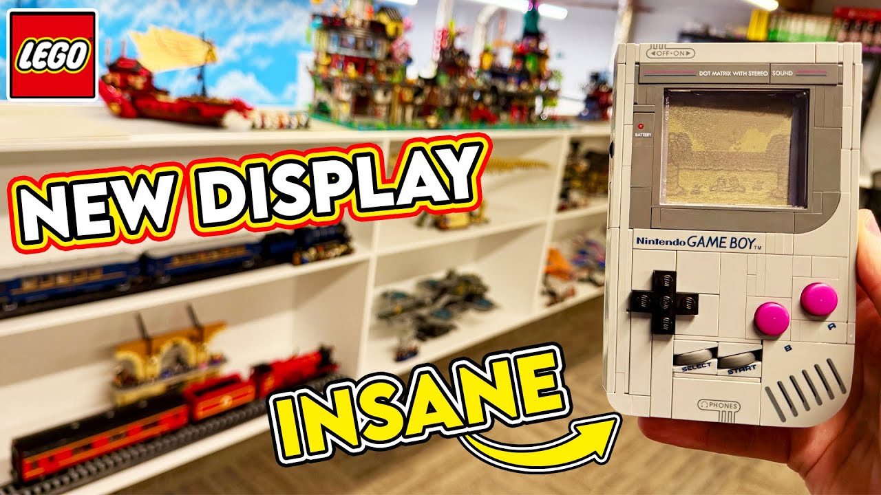 Finally Created this LEGO Display! GAMEBOY is INSANE!