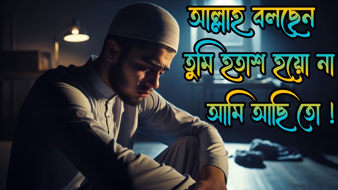 আল্লাহ বলছেন: তুমি হতাশ হয়ো না, আমি আছি তো |Life Changing Islamic Motivational Speech