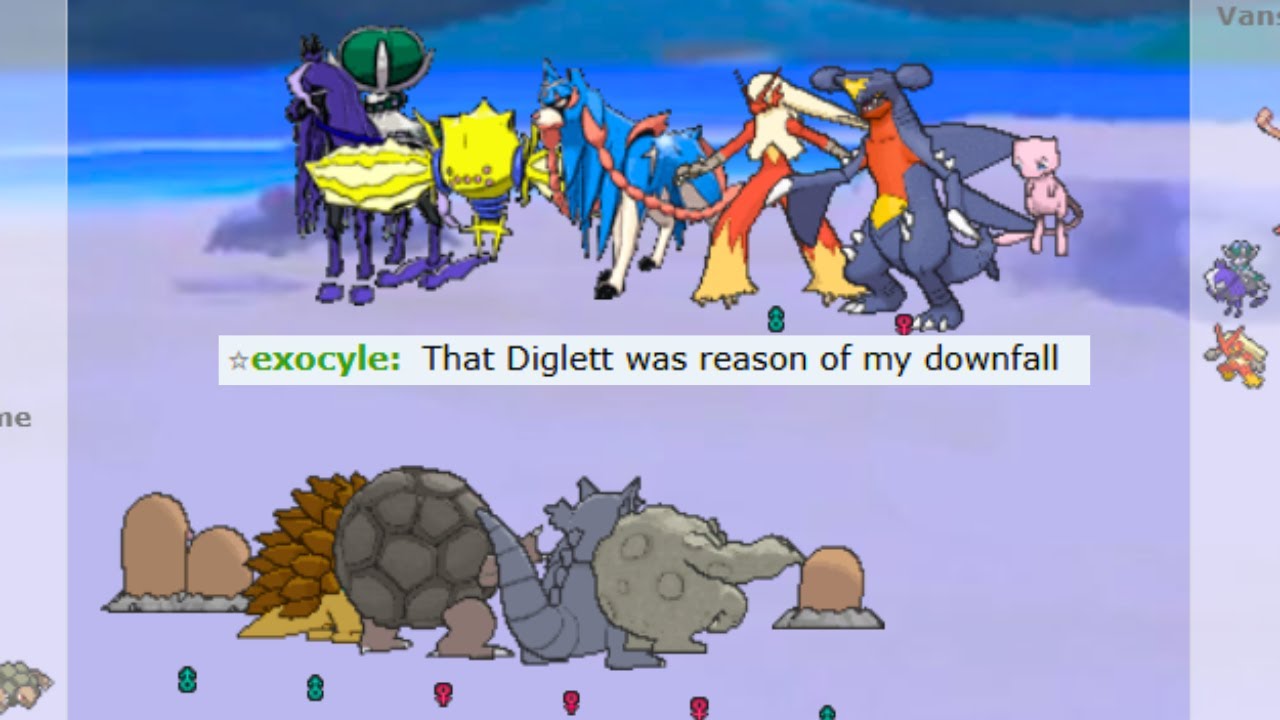 FULL GEN 1 MONO GROUND TROLLED THIS LEGENDARY SPAMMER ON POKEMON SHOWDOWN!!