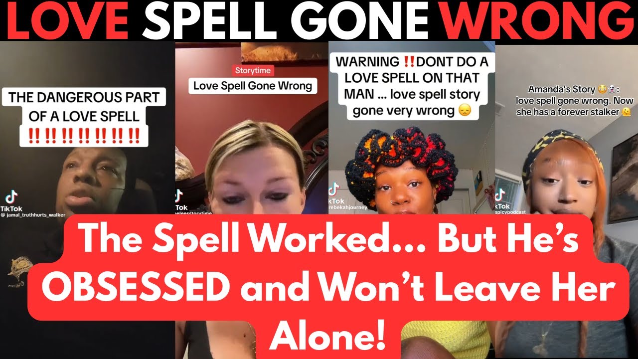 VOODOO LOVE SPELLS GONE WRONG & BACKFIRED | LOVE SPELL GONE WRONG. #tiktokcompilation #love #horror