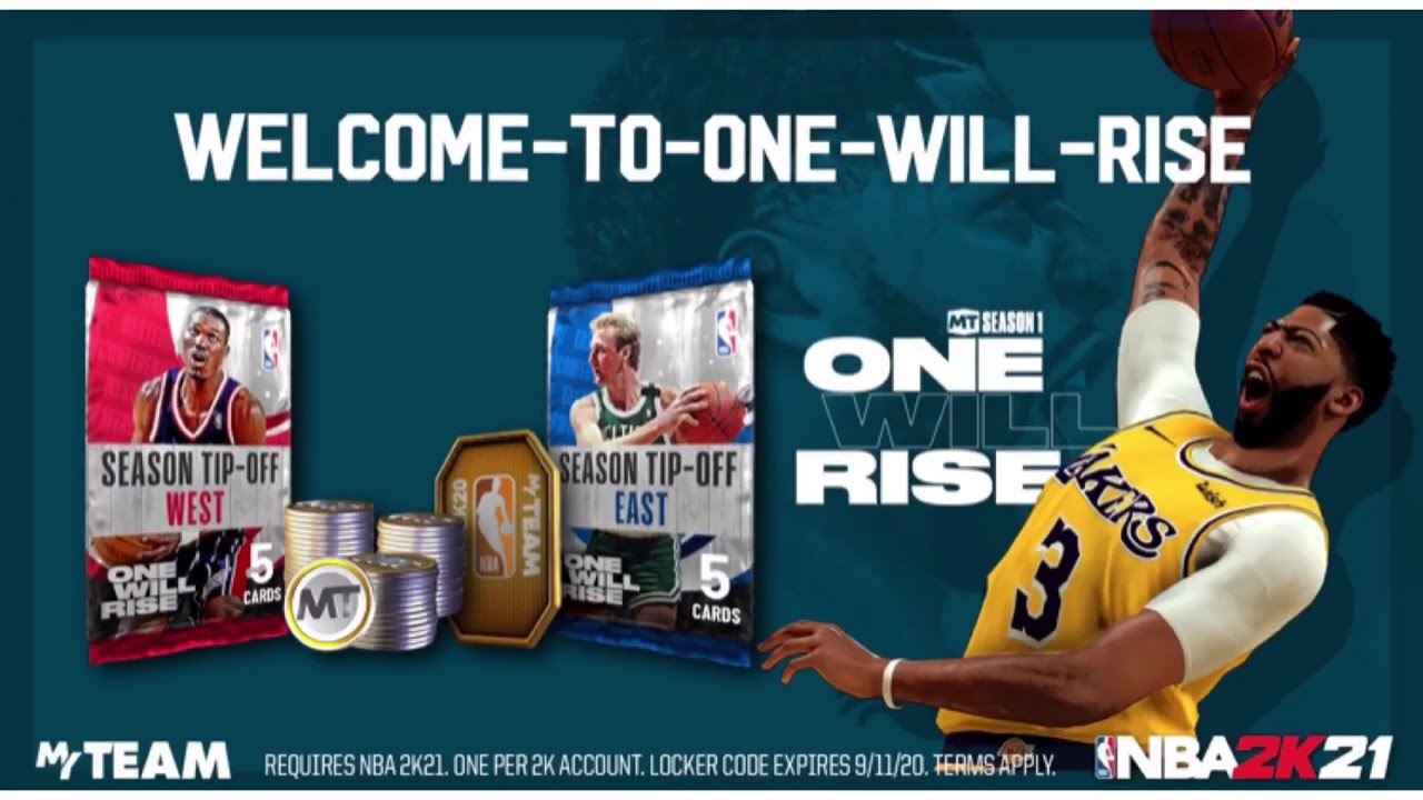 *First nba 2k21 locker codes