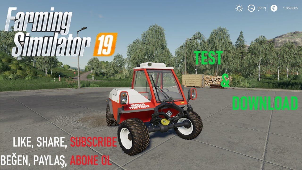 Farming Simulator 2019 WBM Metrac H6 Tractor Mod Test & Download FS19