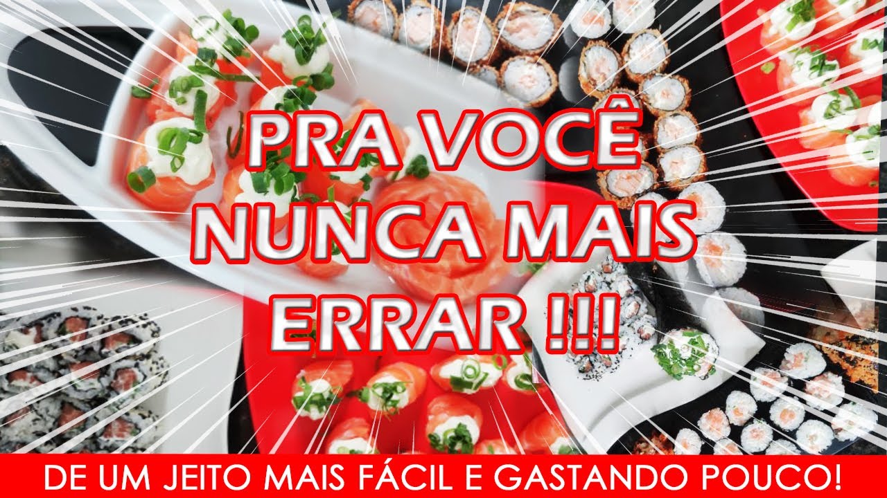 Como fazer comida japonesa em casa | PRÁTICO E SIMPLES