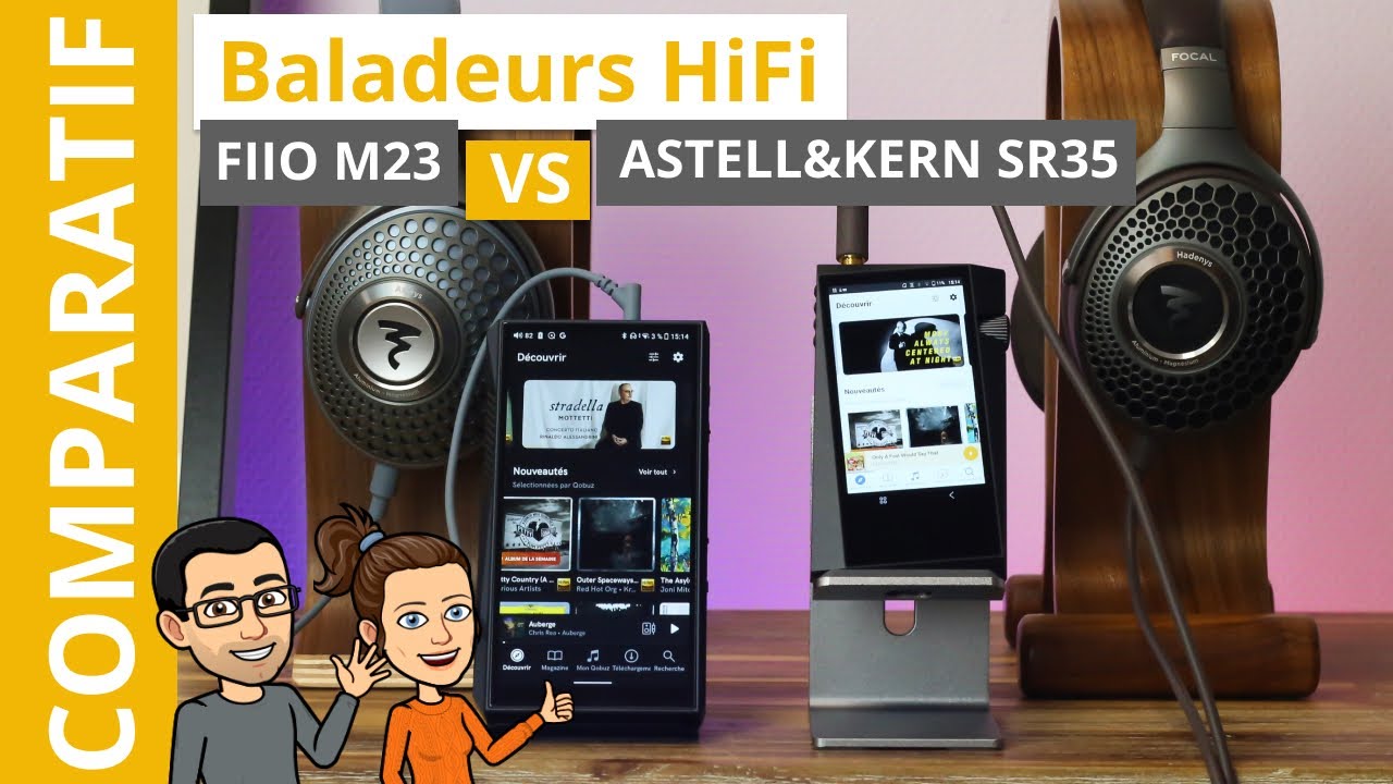 Comparatif FiiO M23 vs Astell&Kern SR35 : les meilleurs baladeurs audiophiles sous les 1 000 €