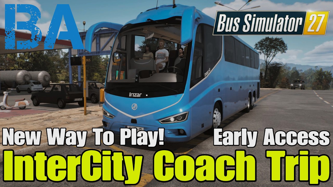 МЕЖГОРОДСКАЯ ПОЕЗДКА НА АВТОБУСЕ! - BUS SIMULATOR 27 - РАННИЙ ДОСТУП